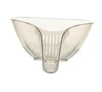 PEPLAYTAL Panier Égouttoir Compact pour Fruits et Légumes Bol de Lavage avec Passoire Drainante Accessoire Pratique et Polyvalent pour Cuisine Rangement Facile et Nettoyage Rapide