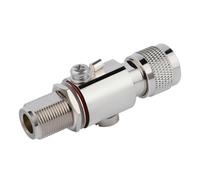 PEPLAYTAL Parafoudre Coaxial N Mâle vers N Femelle GHz Protecteur Antenne Coaxial DC à GHz Dispositif de Protection Les Surtensions pour Amplificateur et Équipements Radiofréquence