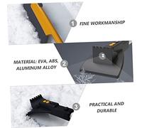 PEPLAYTAL Pelle à Neige Multifonction avec Lampe LED pour Voiture Robuste et Facile à Manier Racloir Antigivre pour Déneigement et Dégivrage Automobile