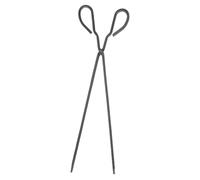 PEPLAYTAL Pince à Bûches Robuste Antidérapante pour Cheminée Barbecue et Outil Long pour Saisir et Charbon Usage Intérieur et Extérieur