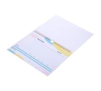 PEPLAYTAL Planificateur sans Date Habit Tracker Anglais Calendrier Entraînement Journal de des Objectifs Carnet Simple pour Productivité Quotidienne