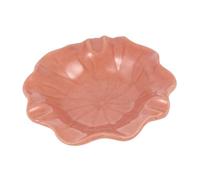 PEPLAYTAL Plateau Céramique pour Huile Essentielle Plateau de Rangement pour Flacons Dhuiles Bol Spa Porcelaine Accessoire Décoratif Rouge pour Salon et Maison