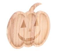 PEPLAYTAL Plateau Forme Citrouille pour Fruits et Collations Assiette Dessert Halloween et Plateau Service Snack Pratique pour Déjeuner et Usage Quotidien