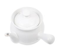 PEPLAYTAL Pot Céramique pour Médecine Chinoise Haute Température Cuisson Traditionnelle sans Odeur Marmite Lisse et Facile à Nettoyer pour Usage Domestique Gaz