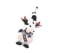 PEPLAYTAL Poupée Nain Décorative Motif Vache sans Visage Adornment pour Maison et Centre Commercial Ornement Festival Accessoire Accrocheur et Confortable