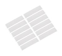 PEPLAYTAL Rack d'étiquette de marque de mur transparent porte-fiche en plastique étiqueter poches de carte de bibliothèque s'auto-adhésive poches pour étiquettes d'index Papier