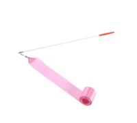 PEPLAYTAL Ruban de Gymnastique Rythmique avec Manche pour Garçon Fille Ruban de Danse Rose pour Entraînement Gymnastique Artistique Danse et Exercices
