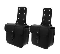 PEPLAYTAL Sacoche de Selle PU Étanche Sacoche Latérale Mini pour Électrique de Rangement Suspendu Côté Guidon Noir