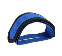 PEPLAYTAL Sangles de Pédale Réglables pour Fixe VTT et Route Nylon Résistant Antidérapant Fixation Sûre et Confortable pour Homme et Femme Bleu