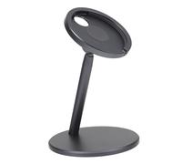 PEPLAYTAL Support de Téléphone sans Fil Alliage Aluminium Chargeur Magnétique Rotatif pour Bureau Lit et Salon Support Compact pour Smartphone