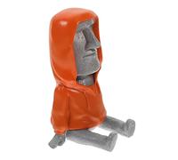 PEPLAYTAL Support Téléphone Moai Résine Sculptée Porte Smartphone Original et Décoratif Support de Bureau Pratique et Stable pour Téléphone Portable