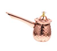 PEPLAYTAL Turkish Pot Acier Inoxydable avec Long Manche Petite Casserole Polyvalente pour Café Lait et Sauces et Facile à Nettoyer Usage Domestique et Cuisine Induction