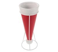 PEPLAYTAL Vase Céramique Forme Chapeau de Père Noël Décoratif pour Fleurs Centre de Table Festif pour Intérieur Maison Style Campagne Moderne