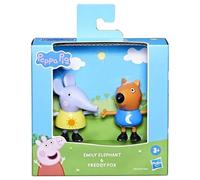 Peppa Cochon Meilleur Amis Figurine 2-Pack Emily Éléphant & Freddy Fox De Âges