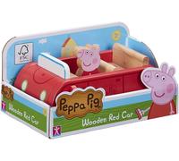 Peppa Pig 07208 Voiture Rouge En Bois