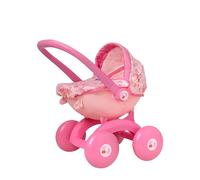 Peppa Pig Poussette bébé 4 en 1 My First Poussette interchangeable, berceau et chaise haute, avec literie et tablier amovible, jouet pour enfants à partir de 18 mois