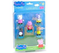Peppa Pig 5 figurines de collection avec timbre