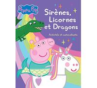 Peppa Pig-Activités et autocollants Sirènes Licornes et Dragons