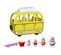 Peppa Pig Adventures Camping-Car à la Plage, Jouet préscolaire : 10 pièces, Roues fonctionnelles, dès 3 Ans F3632FF2 Multicolore