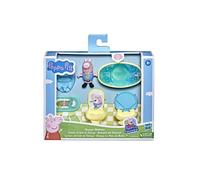 Peppa Pig Adventures - Coffret Salle de bain de George - Figurine personnage et Accessoires maison - Set Jouet et carte