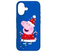 Peppa Pig All Around Christmas Lights Logo Coque pour iPhone 17