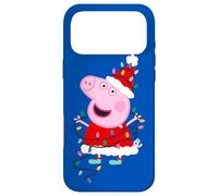 Peppa Pig All Around Christmas Lights Logo Coque pour iPhone 17 Pro Max