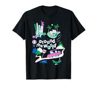 Peppa Pig Around The World Family Trip Vacation Route T-Shirt