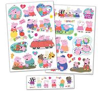 Peppa Pig Autocollants en vinyle pour enfants Jouets et objets ménagers Bordure transparente