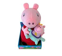 Peppa Pig avec bébé 33 cm