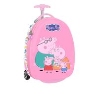 Peppa Pig Baby Pig - Trolley de Cabine 16 Pouces, Valise à roulettes, Cadenas de sécurité, Valise légère, 28 x 23 x 43 cm