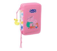 Peppa Pig Baby Pig Trousse d'école pour Enfants avec 29 Outils Inclus Idéal pour Les Enfants de 5 à 14 Ans, Confortable et Polyvalent, qualité et résistance, 12,5 x 4 x 19,5 cm