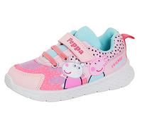 Peppa Pig Baskets de sport pour filles Easy Touch Fasten Plimsolls, rose, 24 EU