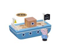 Classic Peppa Pig - Bateau En Bois Avec 1 Personnage