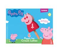 PEPPA PIG Bâtonnets glacés saveur vanille fraise - 5 x 60 ml