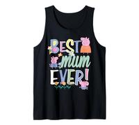 Peppa Pig Best Mum Ever fête des Mères Débardeur