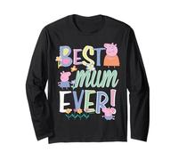 Peppa Pig Best Mum Ever fête des Mères Manche Longue