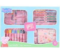 Peppa Pig Boîte de couleurs 100+ pièces Set complet pour s'amuser à colorier