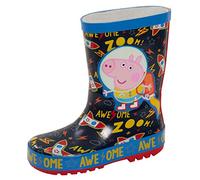 Peppa Pig Bottes en caoutchouc pour enfants Motif astronaute George Pig - - bleu marine, 27 EU