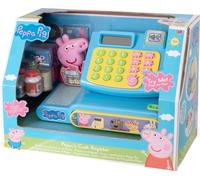 ColorBaby Peppa Pig 39162 Caisse enregistreuse Jouet, Accessoires Inclus, Billets, pièces de Monnaie et Cartes de Jouet, Jeux de rôle, Jouets didactiques, Apprentissage et Divertissement +3 Ans