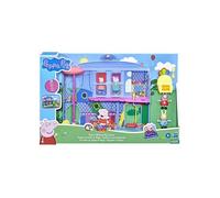 Peppa Pig - Centre de loisirs avec sons, 11 pieces dont 2 figurines - Parc, aire de Jeux - Set Jouet prescolaire et carte