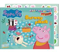 Peppa Pig C'est l'heure de colorier Un pique-nique coloré Arrangement collectif (Buch auf Polnisch)