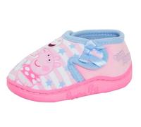 Peppa Pig Chaussons pour fille avec doublure en polaire et fourrure, Peppa Pink, 8
