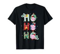 Peppa Pig Christmas Ho Ho Ho Brothers Portraits T-Shirt