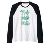 Peppa Pig Christmas Ho Ho Ho Monochromatic Portraits Manche Raglan