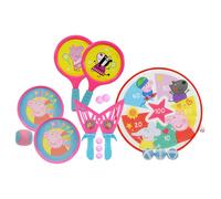 Peppa Pig Coffret Jeux Jardin 4 en 1 Extérieur Jeu Familial Dès 3+