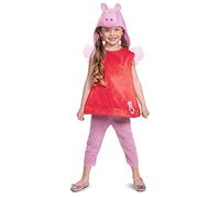 Peppa Pig - Costume classique de Peppa - par Disguise for Kids - Tenue sous licence officielle comprenant la robe rouge emblématique de Peppa - Pour Halloween et les jeux d'enfants. 4-6 ans
