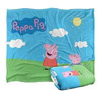 Peppa Pig - Couverture Soyeuse au Toucher pour Enfants, Little Dreamer, 152 x 127 cm, 50 x 60