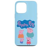 Peppa Pig Cute Family Group Shot Logo Coque pour iPhone 13 Pro Max