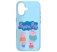 Peppa Pig Cute Family Group Shot Logo Coque pour iPhone 17