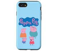 Peppa Pig Cute Family Group Shot Logo Coque pour iPhone SE (2020) / 7 / 8
